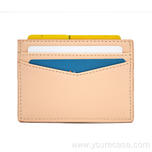 Ysure Custom Leather Card Holder Wallet Credit Unisex